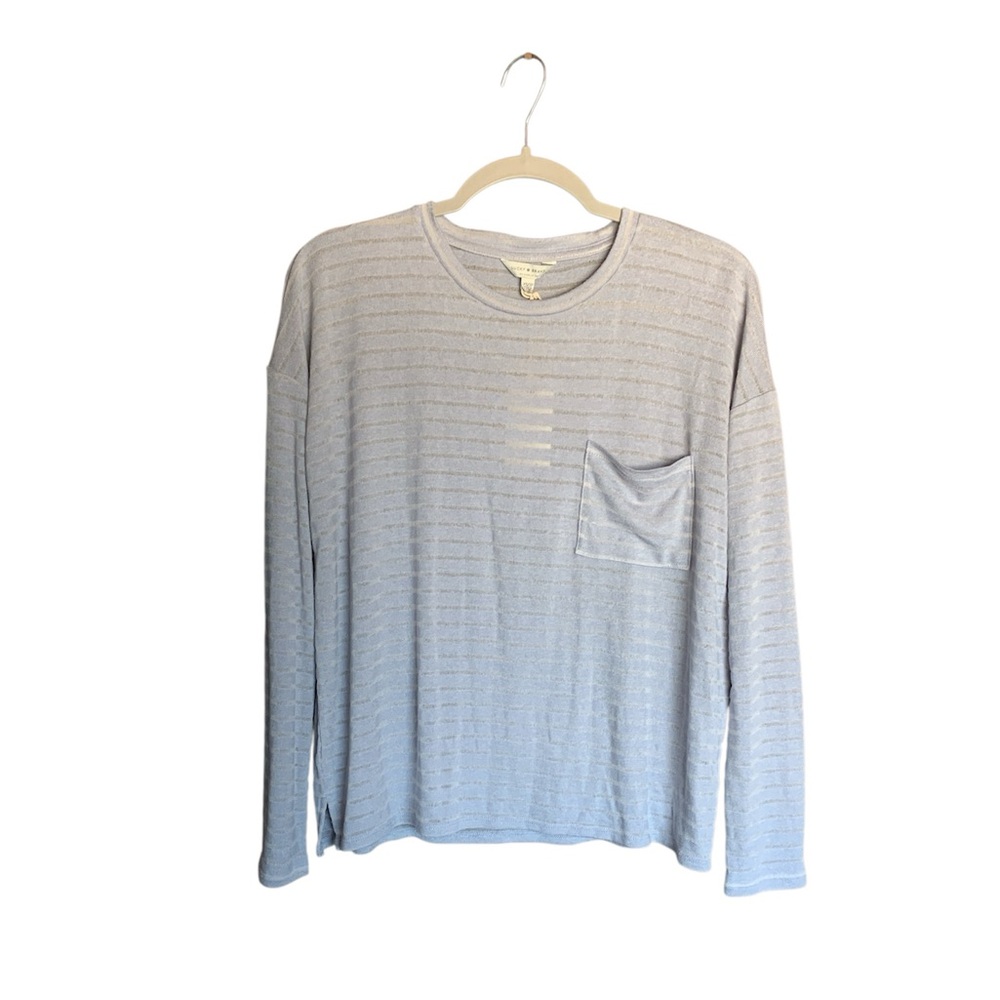 New Lucky Brand womens top long sleeve size XS oversized casual layering stretch
